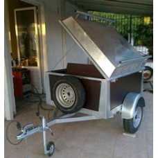 Luggage trailer 1.50 x 1.00 x 0.40 Luggage Trailers for dogs